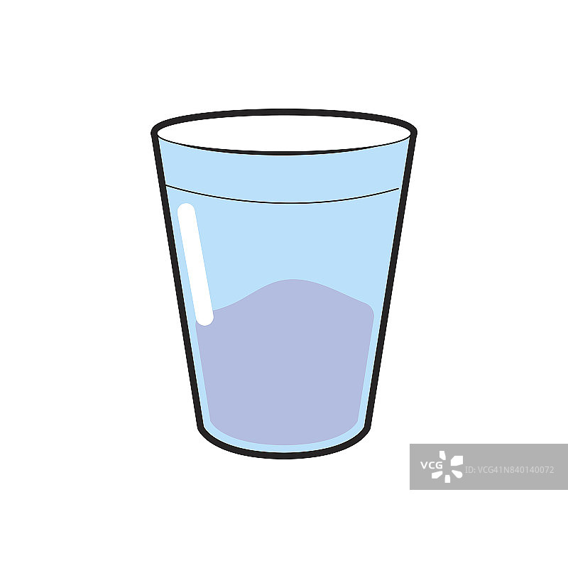 水杯用于饮用和新鲜饮料图片素材