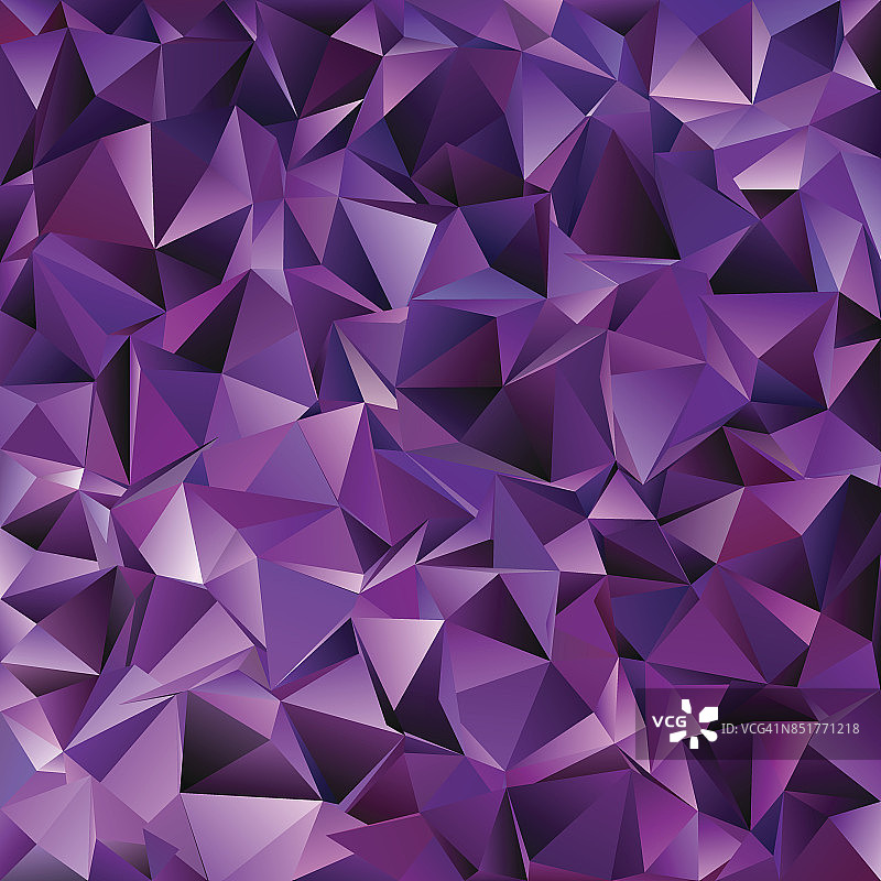 几何抽象瓷砖三角形图案背景-向量马赛克设计从彩色三角形图片素材