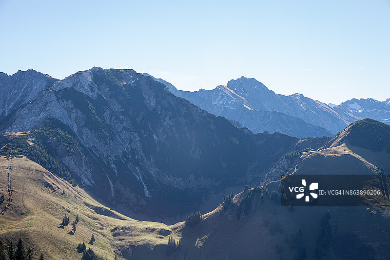 美丽的阿尔卑斯山Allgau图片素材