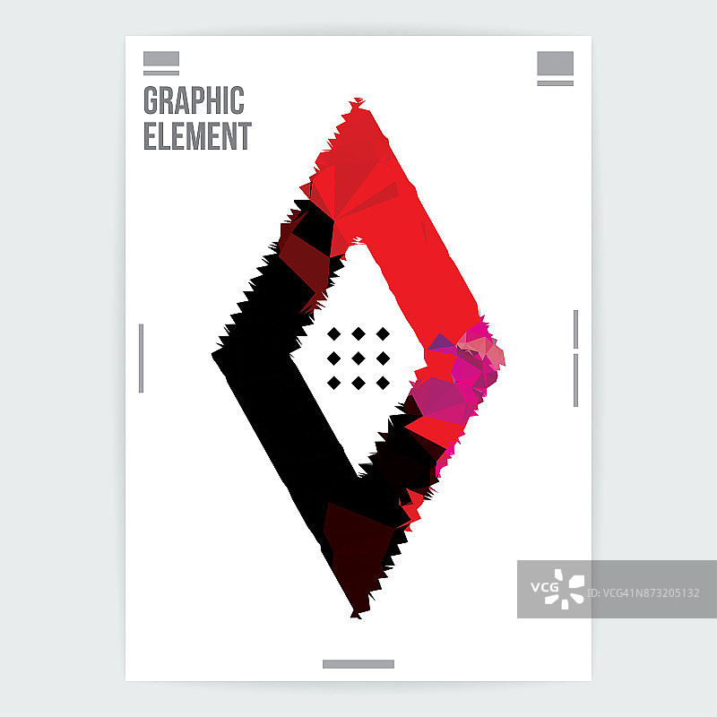 最小几何图形设计海报模板抽象背景图片素材