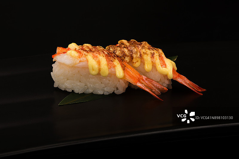 Aburi虾寿司图片素材