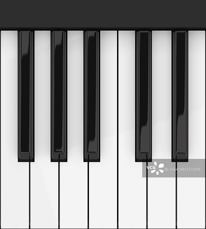 黑白琴键图片素材