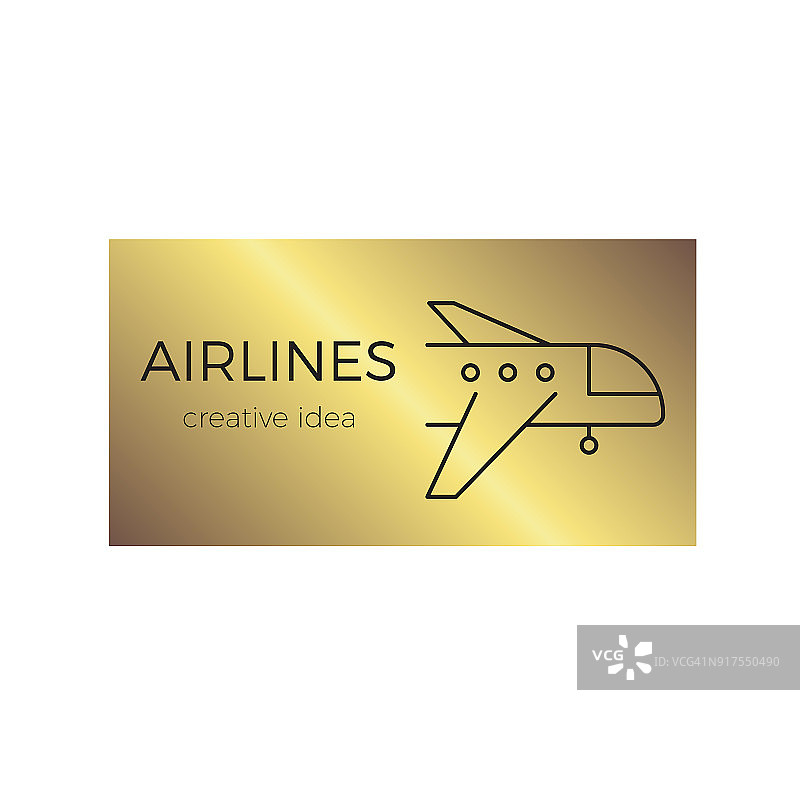 航空公司线模板图片素材