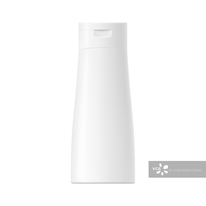 向量白色光滑的塑料瓶盖图片素材