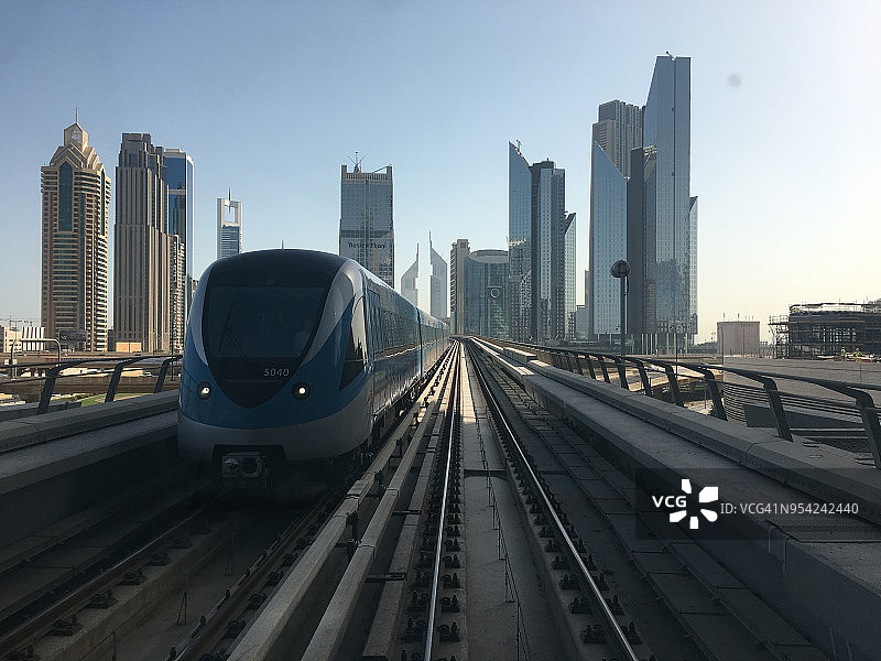 迪拜地铁图片素材