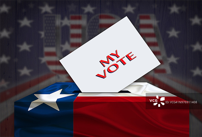 投票箱-选举-德克萨斯州，美国图片素材