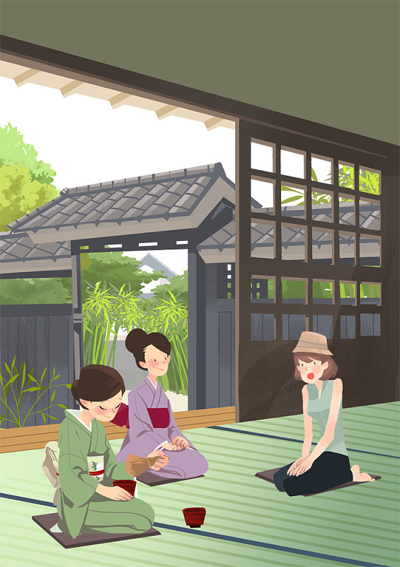 日本文化插图图片下载