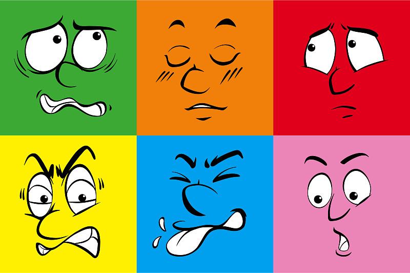 色彩四种情绪构成图片图片