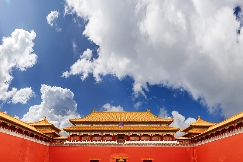 中国北京紫禁城午门图片素材