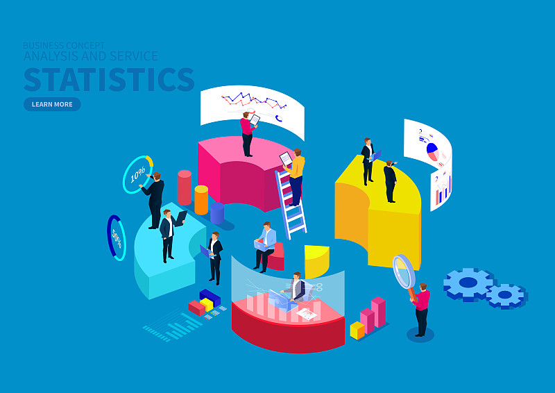 图表数据统计和数据分析服务图片下载