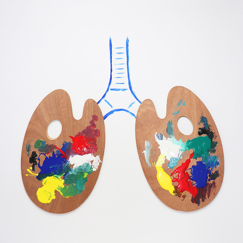 概念上的肺图片素材