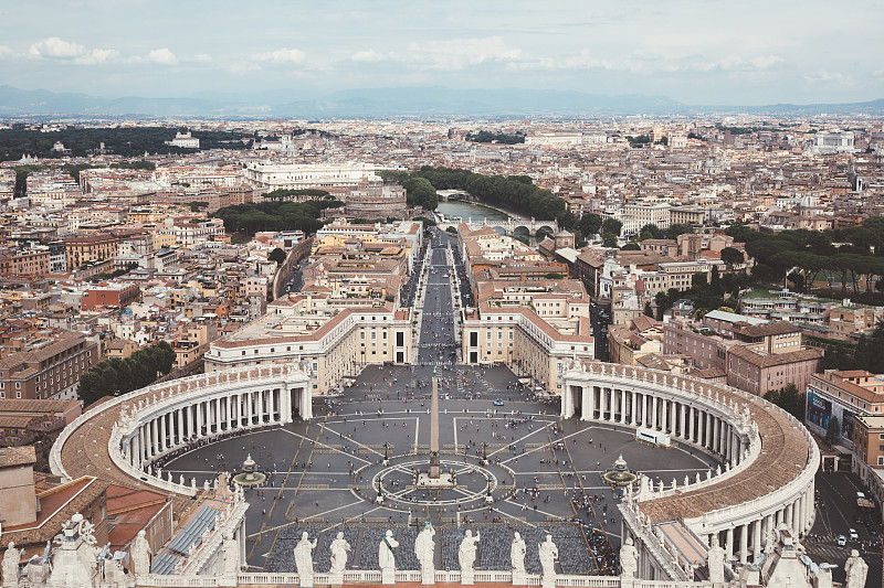 梵蒂冈全景图图片