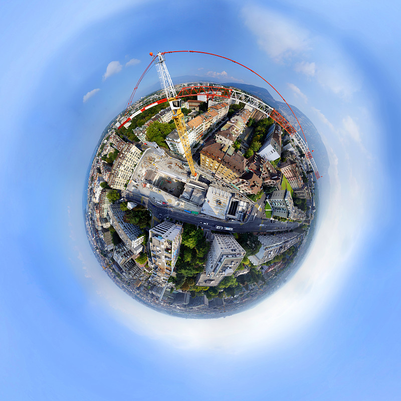 瑞士日内瓦的“360°小星球”图片下载