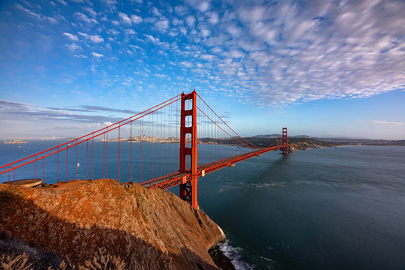 旧金山金门大桥风光图片