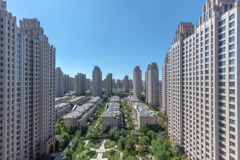 中国北京市：居民区环境图片素材