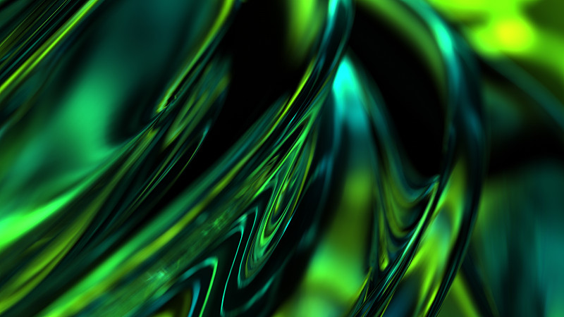 3D渲染抽象炫彩流体斑斓背景插图图片下载