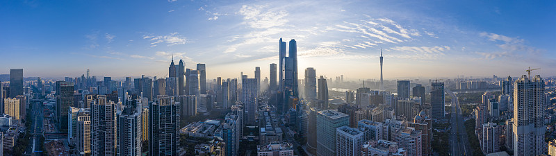 中国广州CBD建筑城市风光图片下载