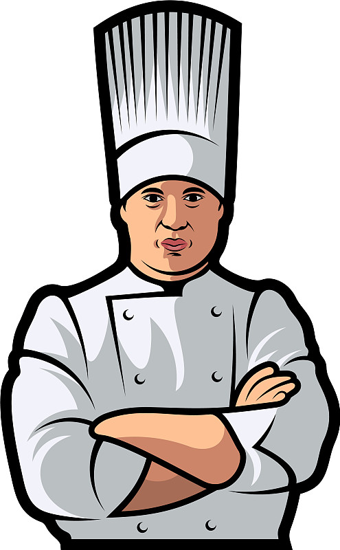 厨师人物标识设计模板图标符号图片