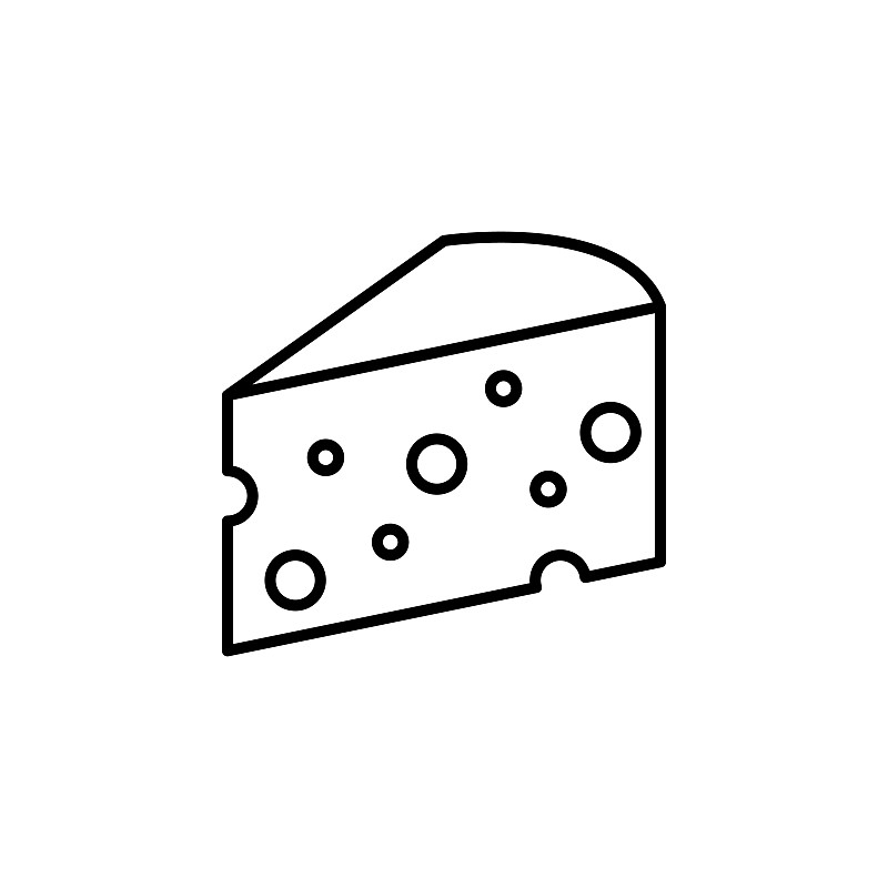 奶酪简笔画法图片