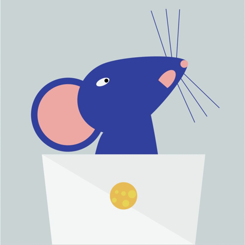 偷吃奶酪的老鼠4插画下载