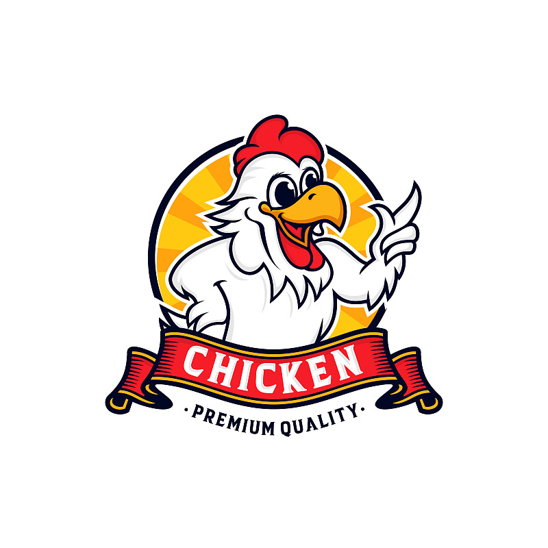 鸡logo可爱 图案图片