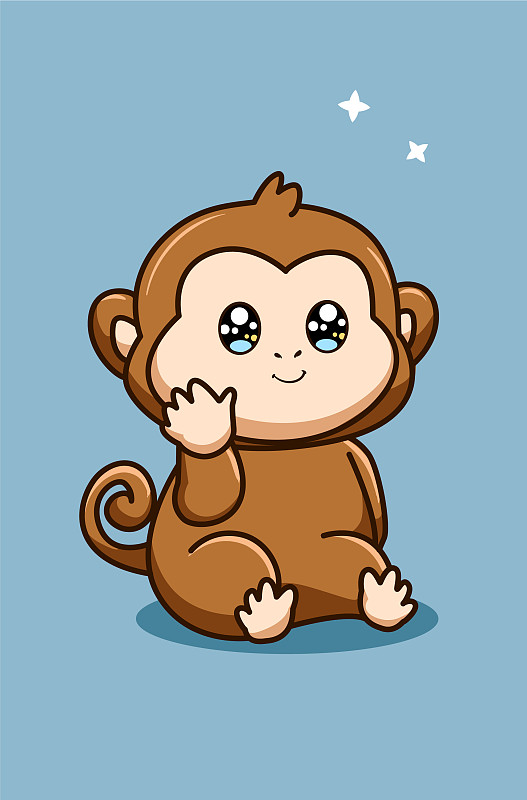 动漫猴子图片可爱萌萌图片