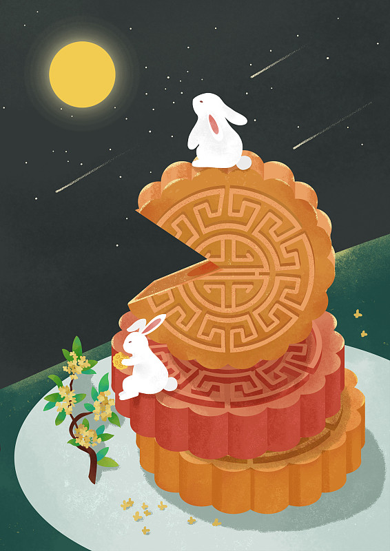 中秋节月饼图片下载