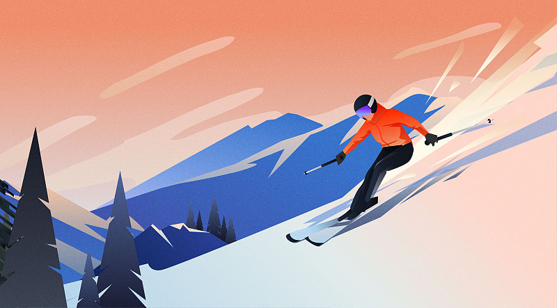 滑雪运动滑雪图片素材