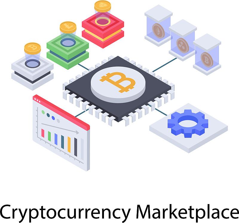 cryptocurrency市场图片素材