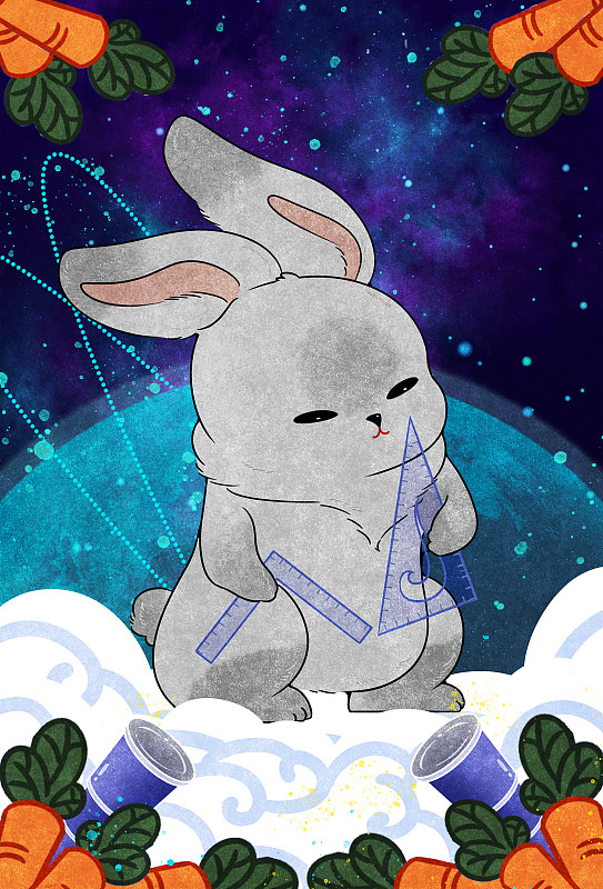 航天工程兔兔图片下载