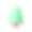 三维抽象圣诞树孤立图标icon图片