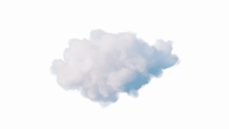 流动的白色云朵3D渲染图片下载