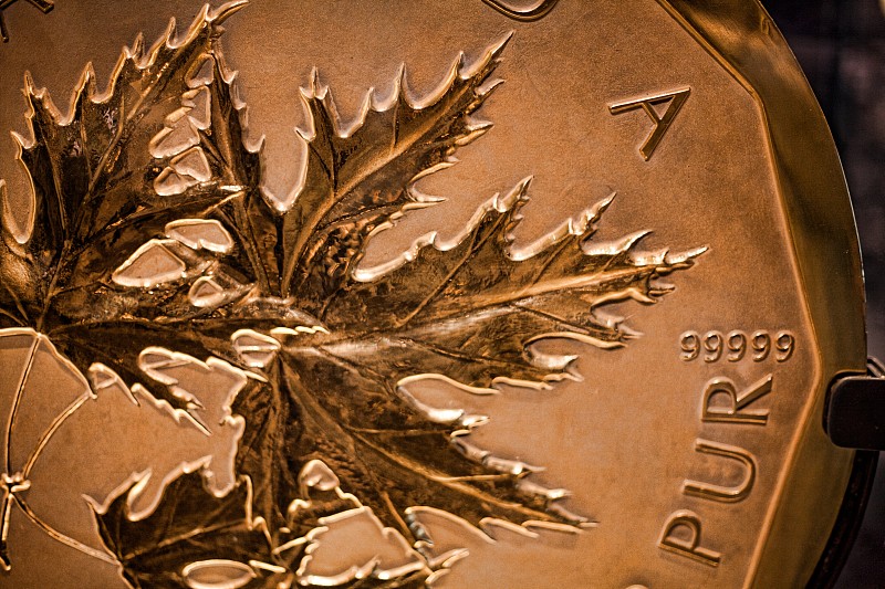 加拿大金条金币图片下载