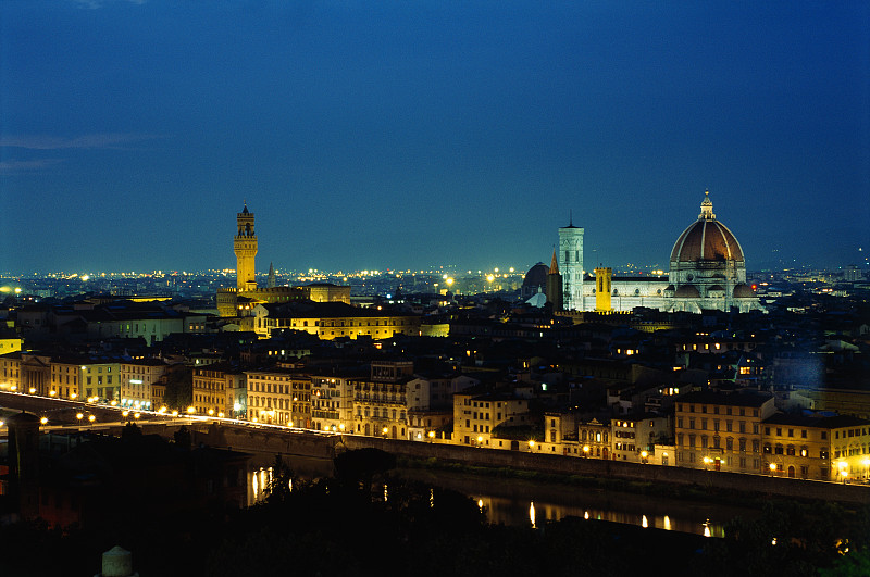 佛罗伦萨的夜景图片下载