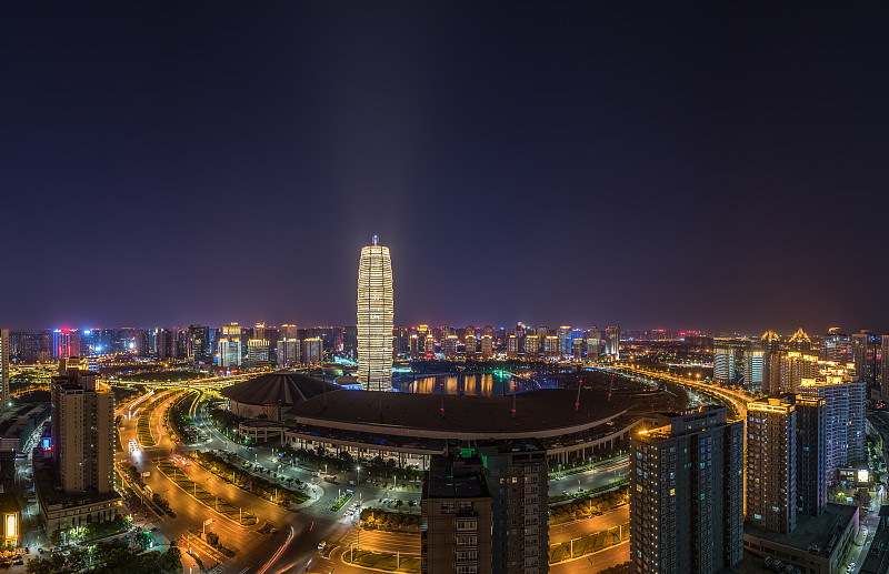 郑东新区夜景图片下载