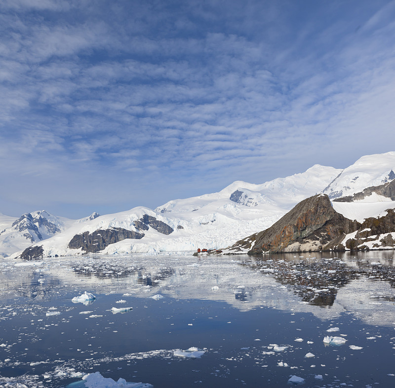 南极天堂湾浮冰图片下载