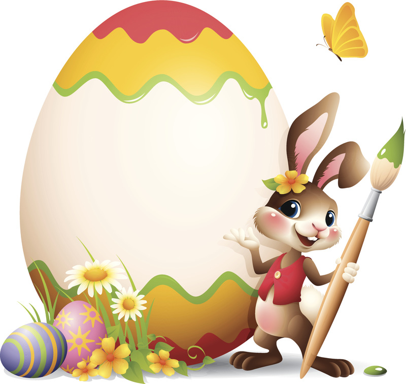 复活节兔子-彩蛋图片下载