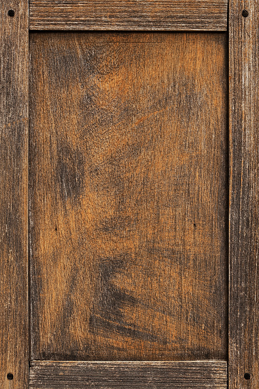 旧木框面板背景。图片下载