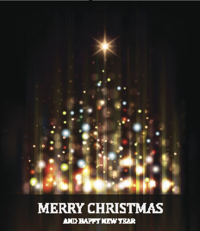 闪闪发光的圣诞树图片下载