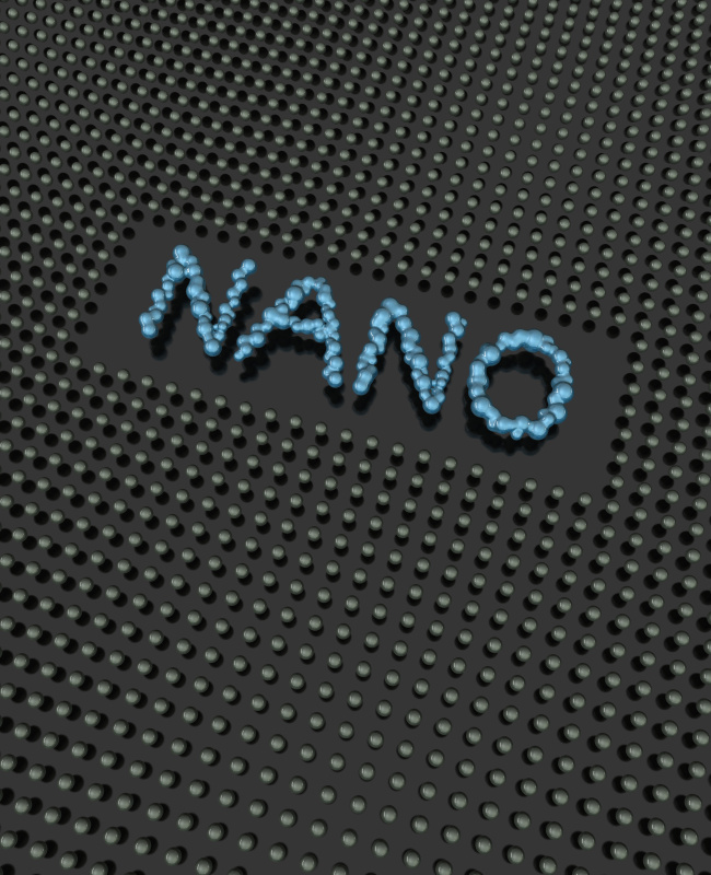 分子拼写“纳米”图片下载