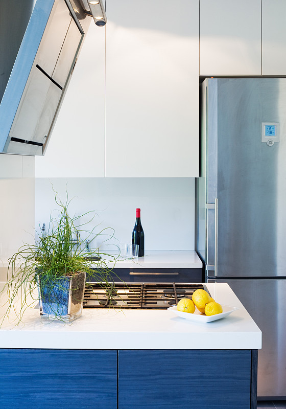 现代住宅公寓的厨房图片下载