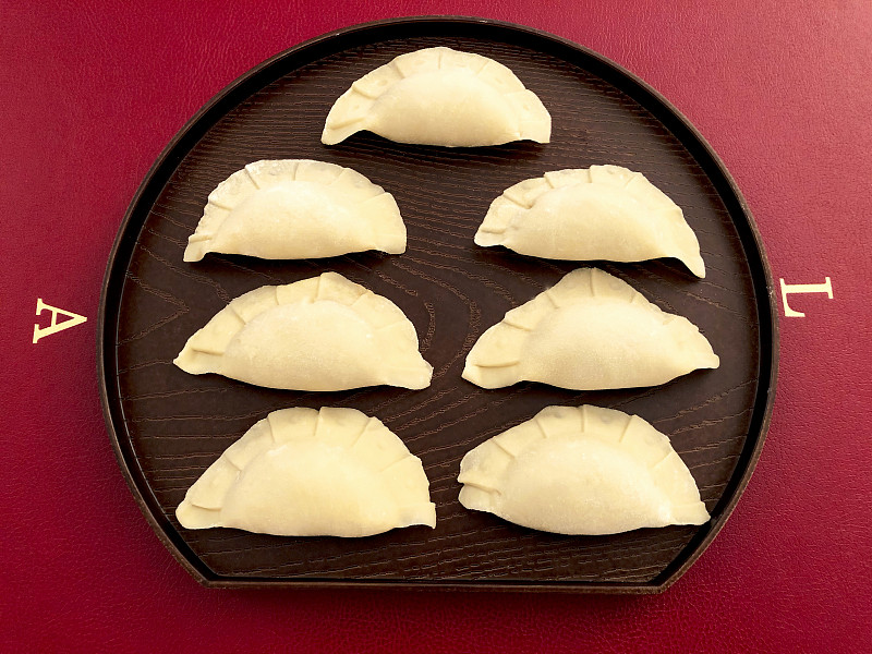 特写的饺子图片素材