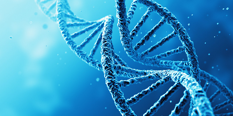 DNA概念蓝色图片下载