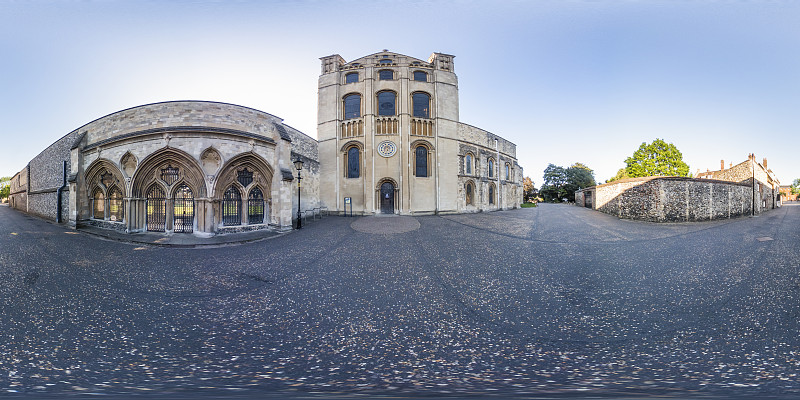 360球面全景-诺威奇大教堂，诺福克图片下载