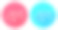 360度旋转。圆形图标与长阴影在红色或蓝色的背景图标icon图片