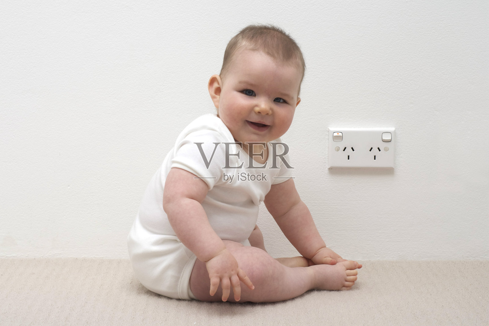 婴儿与澳大利亚power point照片摄影图片