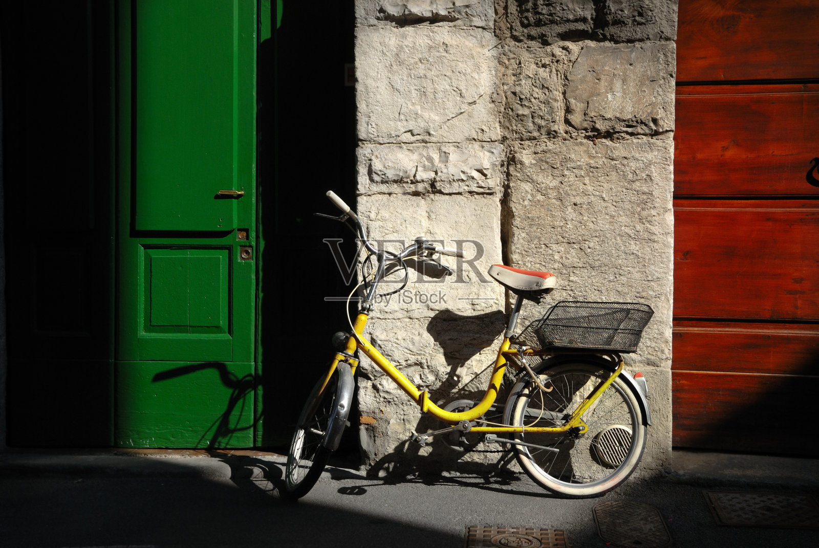意大利老式的自行车照片摄影图片