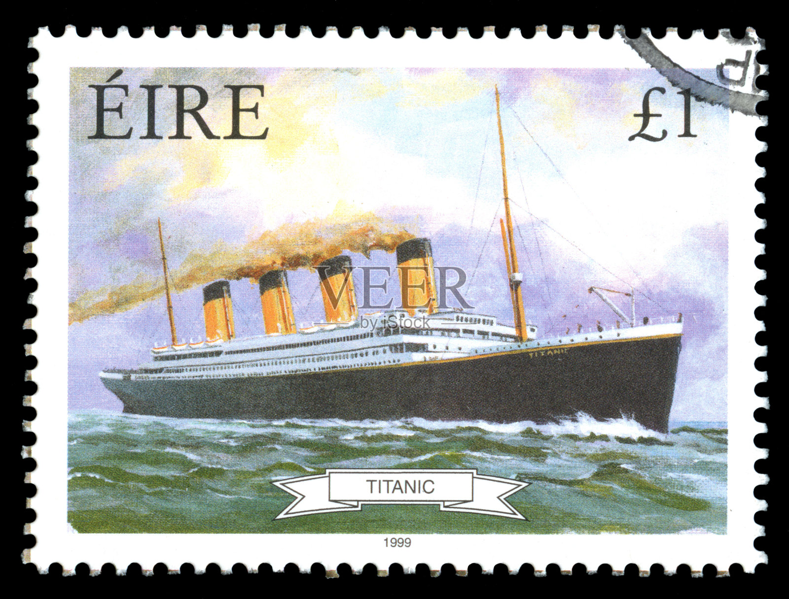 泰坦尼克号，爱尔兰(Eire)邮票照片摄影图片