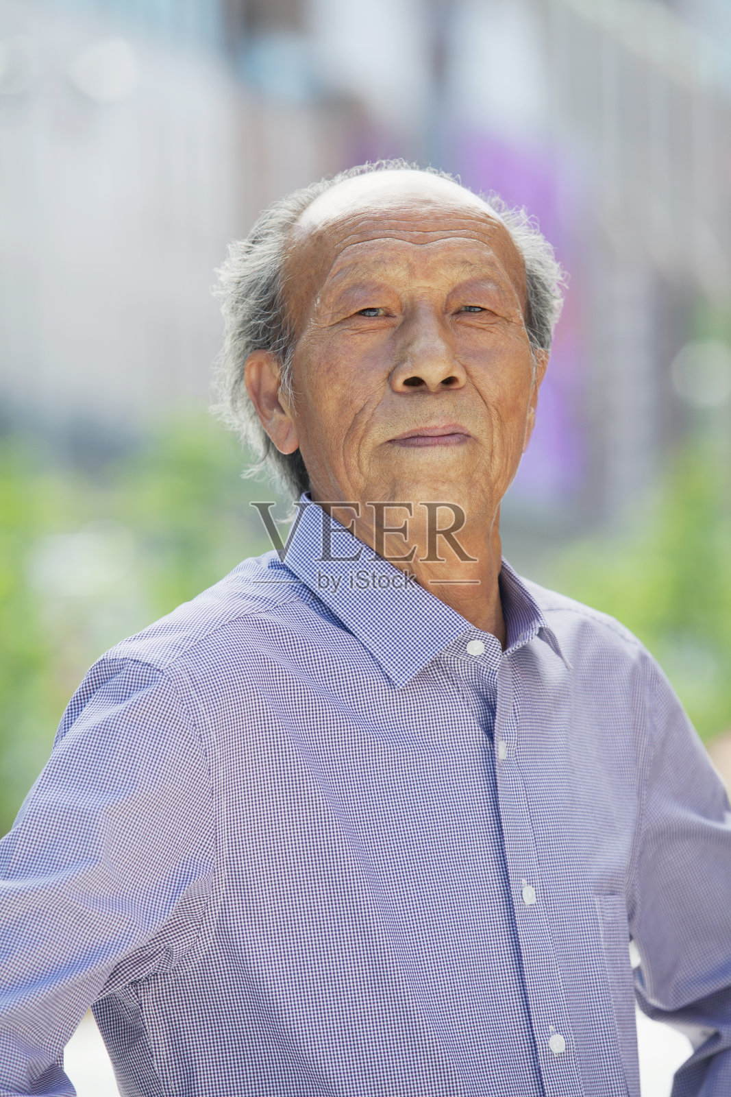 北京户外老人肖像照片摄影图片