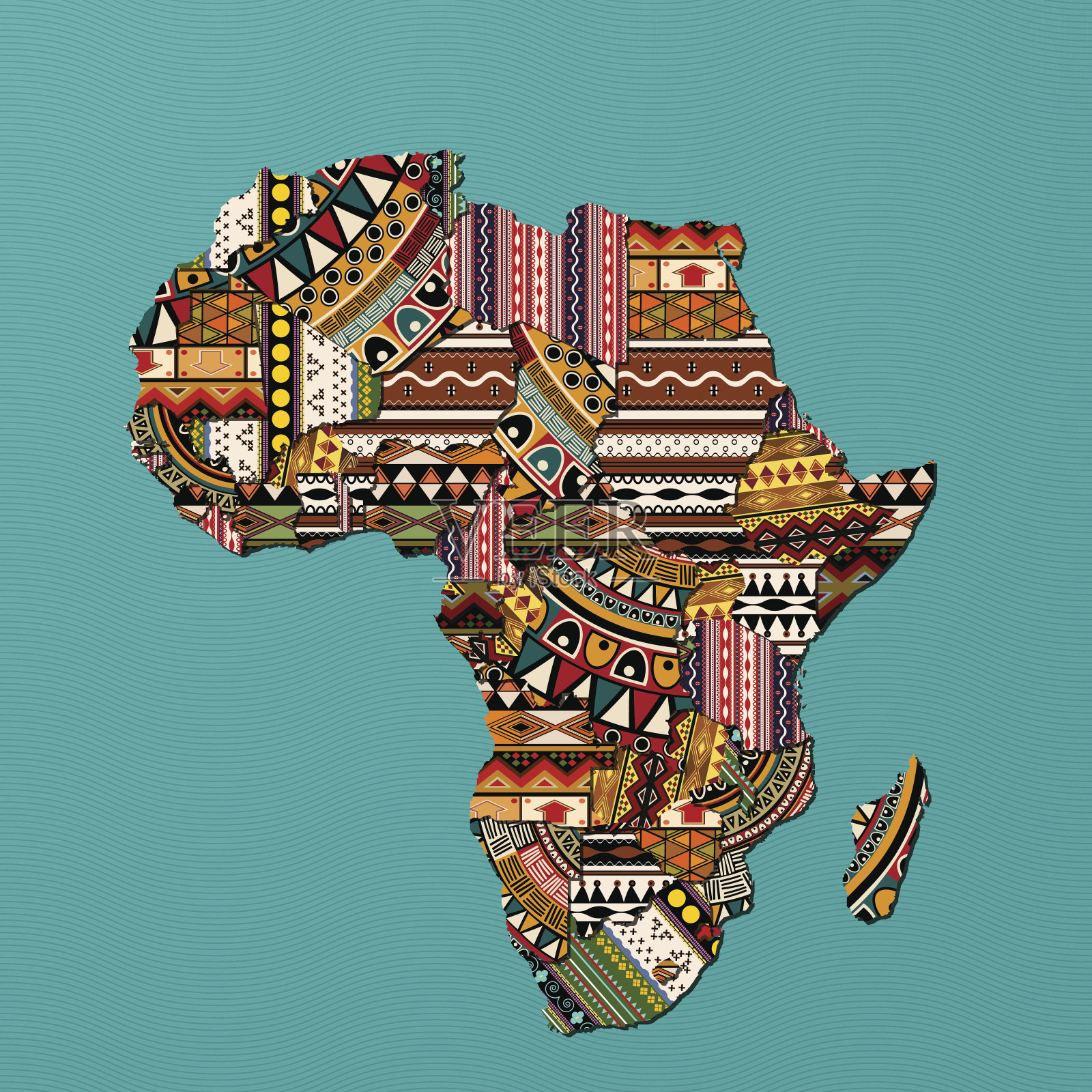 非洲插画图片素材